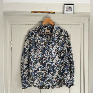 Zadig & Voltaire Women’s Tili Print Button Down Shirt, Small